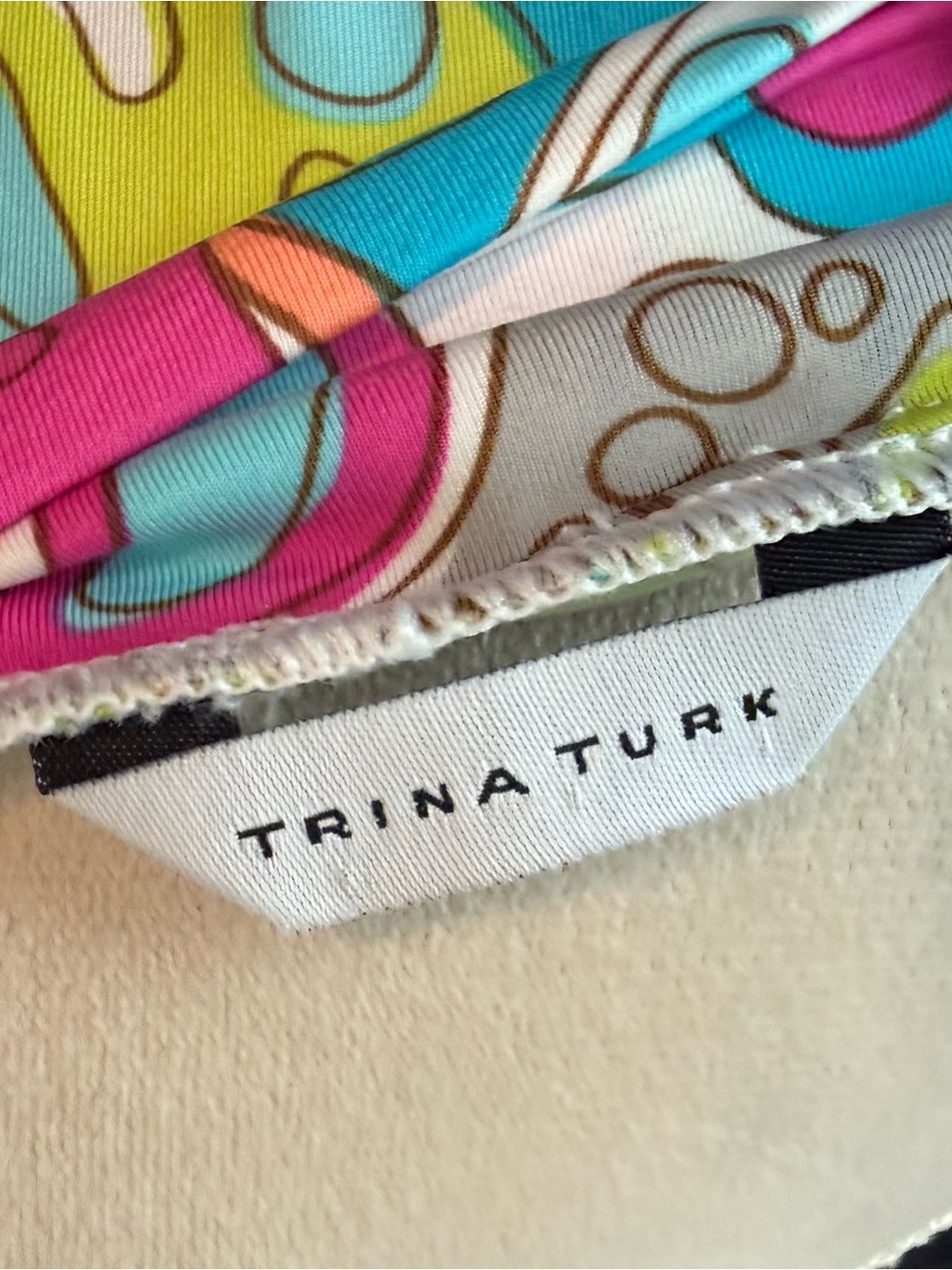 🌴🩷 Trina Turk Tangiers Tunic Cover-Up Swim Spa Resort Top - Picture 8 of 8